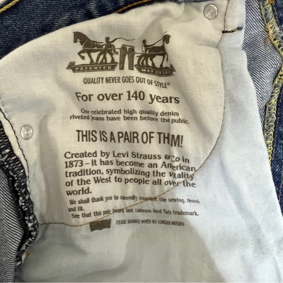 Levi's Men's Jeans 550 Relaxed Fit Medium Wash Size 34 x 30 - Picture 8 of 14